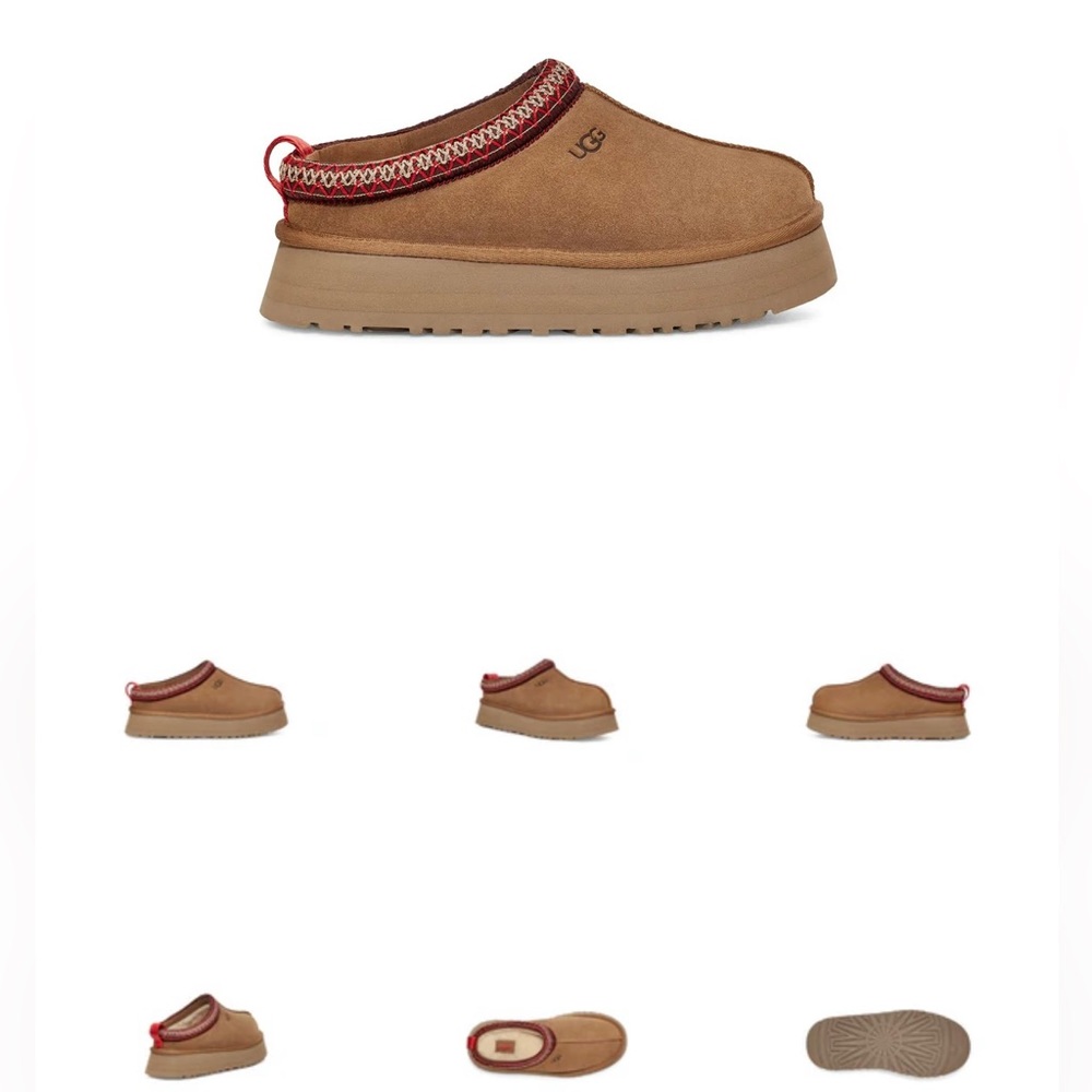 UGG tazz platform in chestnut size 8